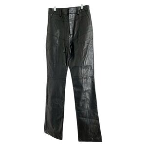 STEELE Women’s Black Faux Leather Pants-Size‎ XS